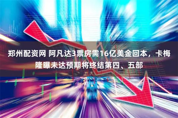 郑州配资网 阿凡达3票房需16亿美金回本，卡梅隆曝未达预期将终结第四、五部
